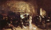 Gustave Courbet The Painter's Studio A Real Allegory oil painting picture wholesale
